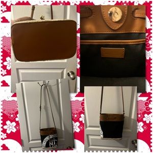 EUC - Lauren Ralph Lauren small bucket bag